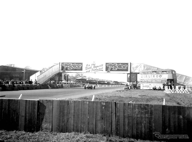 1950年、F1イギリスGP（シルバーストン）のフィニッシュライン