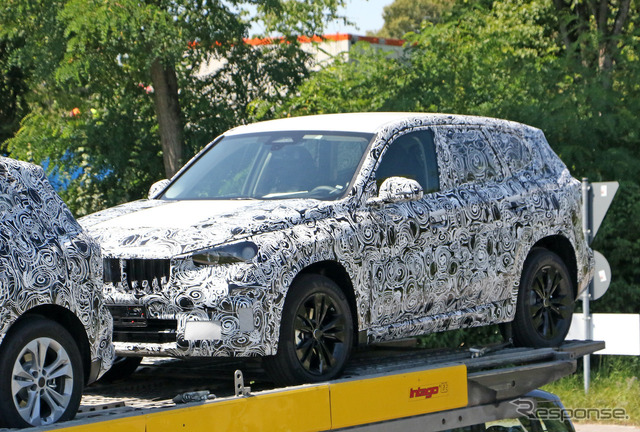 BMW X1 次期型プロトタイプ(スクープ写真)