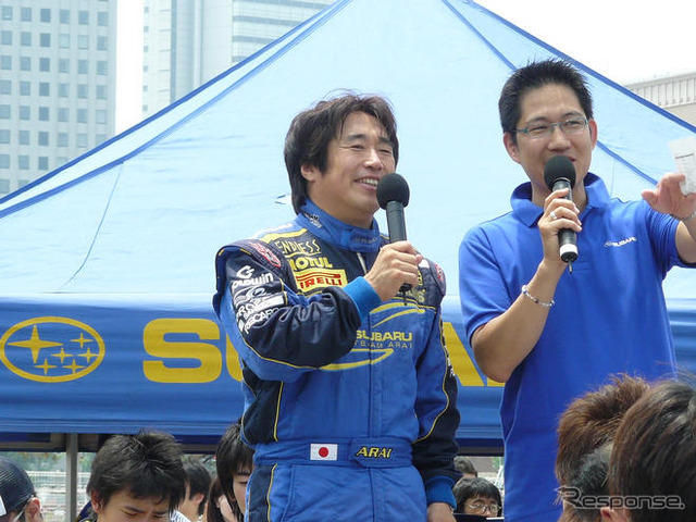 ラリー北海道展望　新井敏弘もスポット参戦