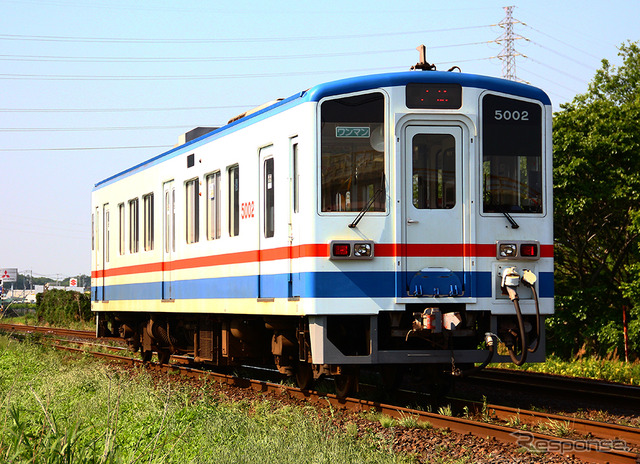 関東鉄道常総線用キハ5000形。