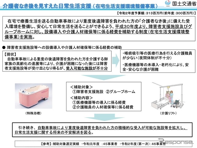 介護者なき後を見すえた日常生活支援(在宅生活支援環境整備事業)の概要