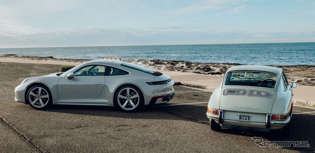 ポルシェ 911 現行のカスタマイズモデルとオーストラリアで最初のポルシェ 911 初代(1965年型)