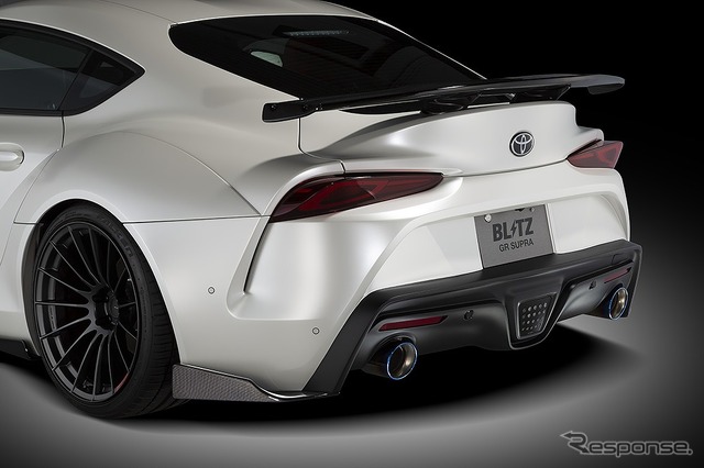 ブリッツ・エアロスピード R コンセプト for SUPRA リアバンパー(FRP)&リアバンパーサイドフィンカーボン