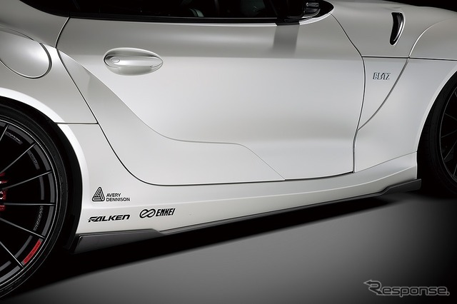 ブリッツ・エアロスピード R コンセプト for SUPRA サイドスポイラー(FRP)&サイドディフューザー