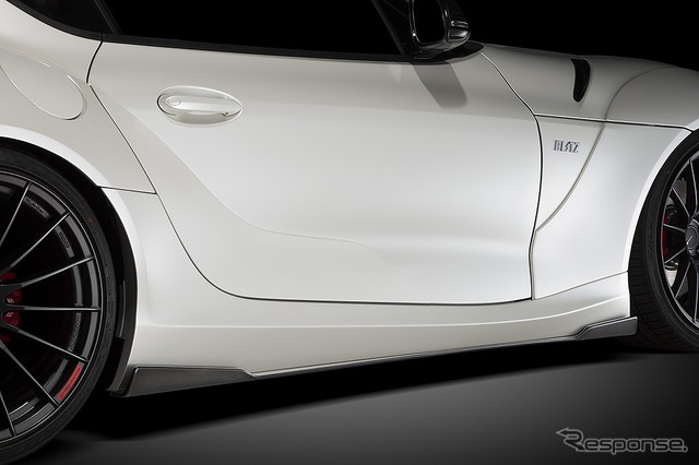 ブリッツ・エアロスピード R コンセプト for SUPRA サイドスポイラー（FRP）＆サイドディフューザーカーボン