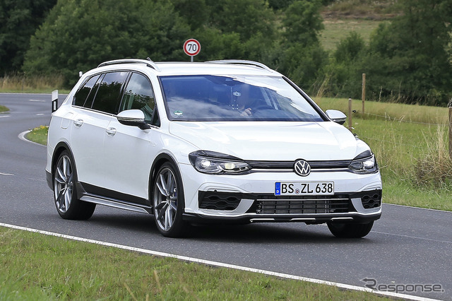 VW ゴルフR ヴァリアント 次期型プロトタイプ(スクープ写真)