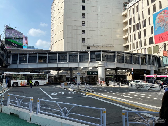 (仮称)西口連絡通路。