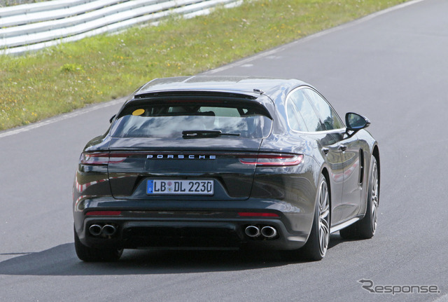 ポルシェ パナメーラ スポーツツーリスモ 改良新型プロトタイプ(スクープ写真)