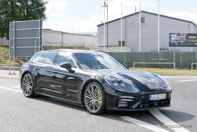 ポルシェ パナメーラ スポーツツーリスモ 改良新型プロトタイプ(スクープ写真)