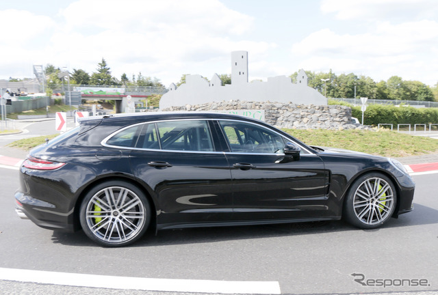 ポルシェ パナメーラ スポーツツーリスモ 改良新型プロトタイプ(スクープ写真)
