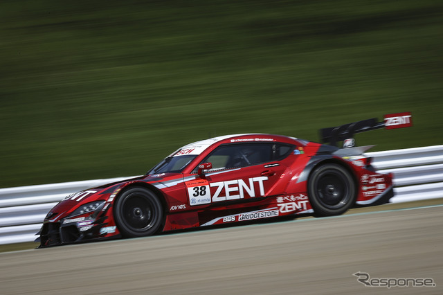 GT500クラス予選3位の#38 ZENT GR Supra