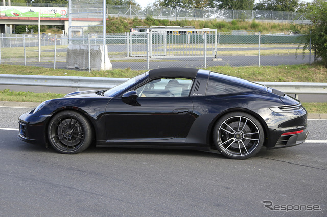 ポルシェ 911タルガ4 GTS プロトタイプ（スクープ写真）