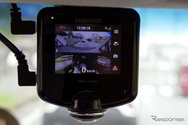 KENWOODから待望の360度ドライブレコーダー“DRV-C750”登場 1枚目