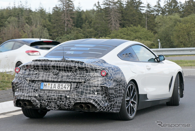 BMWの新型ミッドシップ・スーパーカー 開発車両(スクープ写真)