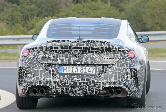 BMWの新型ミッドシップ・スーパーカー 開発車両(スクープ写真)