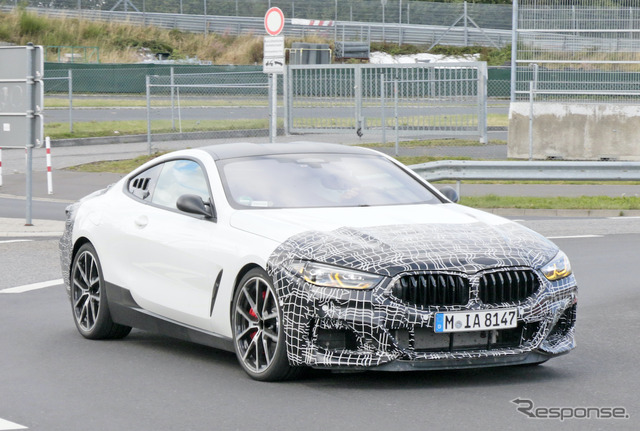 BMWの新型ミッドシップ・スーパーカー 開発車両(スクープ写真)