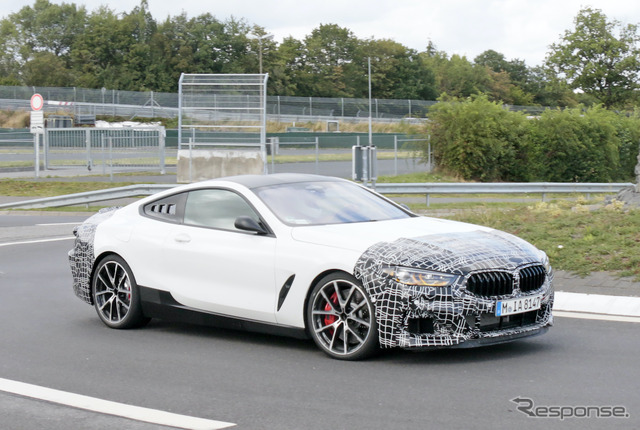 BMWの新型ミッドシップ・スーパーカー 開発車両(スクープ写真)