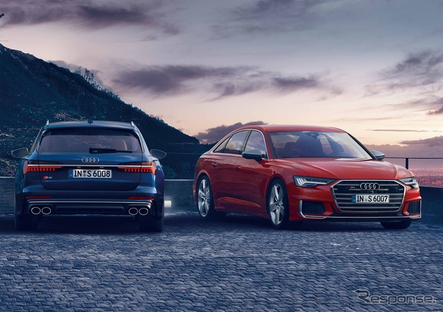 アウディ S6アバント(左)とS6