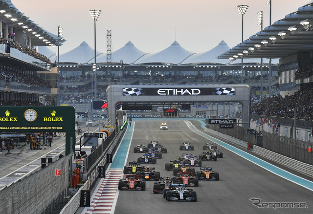 2019年のF1アブダビGP。