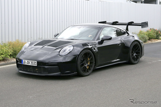 ポルシェ 911 GT3 RS 新型プロトタイプ　（スクープ写真）