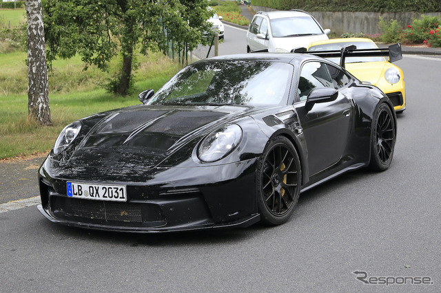 ポルシェ 911 GT3 RS 新型プロトタイプ　（スクープ写真）