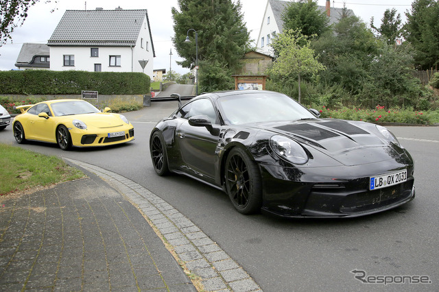 ポルシェ 911 GT3 RS 新型プロトタイプ　（スクープ写真）