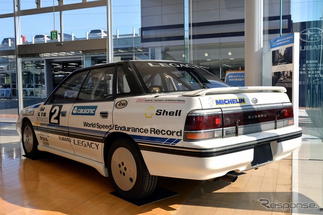 レガシィ(BC5) 10万km速度記録達成車(1989年)