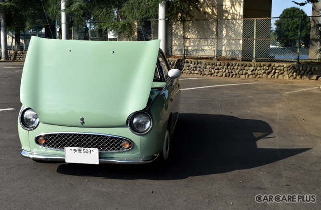 日産フィガロ 離れた丸目で味わい尽きぬ カエル顔のパイクカー【愛車 File.15】