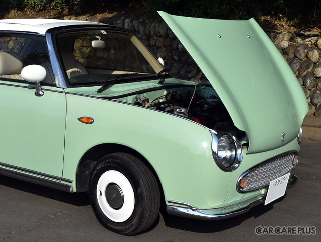 日産フィガロ 離れた丸目で味わい尽きぬ カエル顔のパイクカー【愛車 File.15】