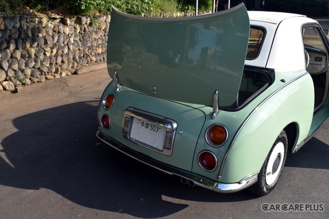 日産フィガロ 離れた丸目で味わい尽きぬ カエル顔のパイクカー【愛車 File.15】