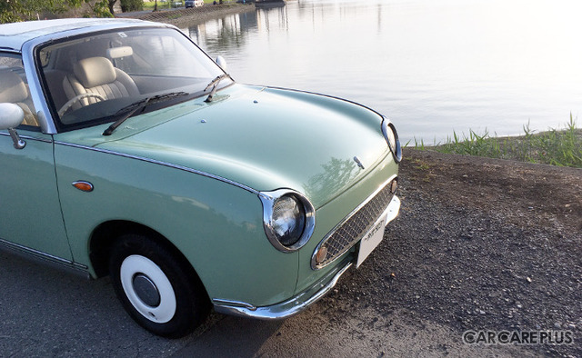日産フィガロ 離れた丸目で味わい尽きぬ カエル顔のパイクカー【愛車 File.15】