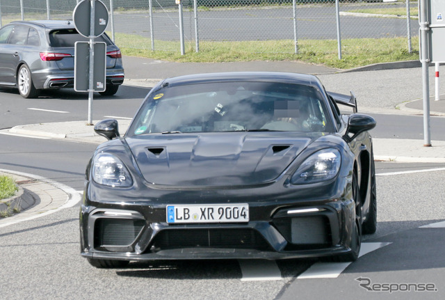 ポルシェ 781ケイマン GT4 RS プロトタイプ(スクープ写真)