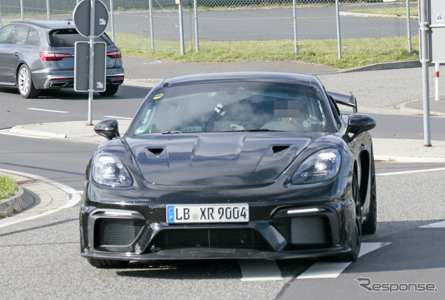 ポルシェ 781ケイマン GT4 RS プロトタイプ（スクープ写真）