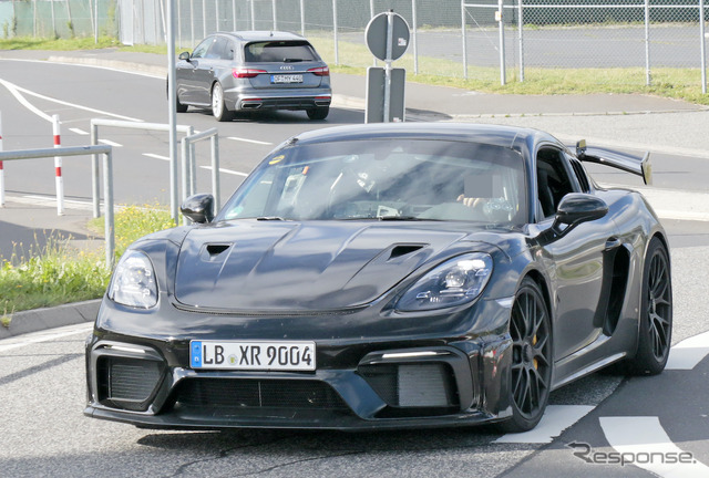 ポルシェ 781ケイマン GT4 RS プロトタイプ（スクープ写真）