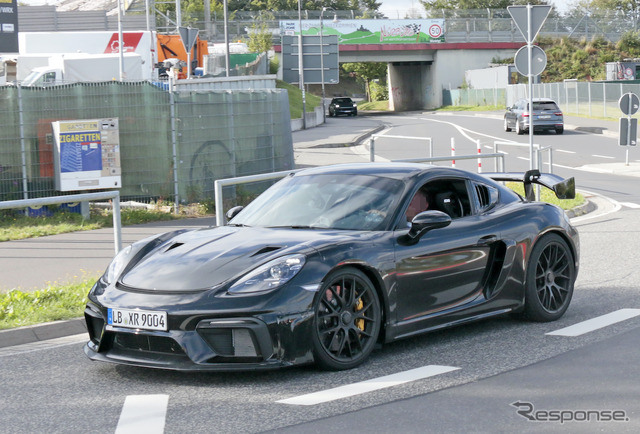 ポルシェ 781ケイマン GT4 RS プロトタイプ（スクープ写真）