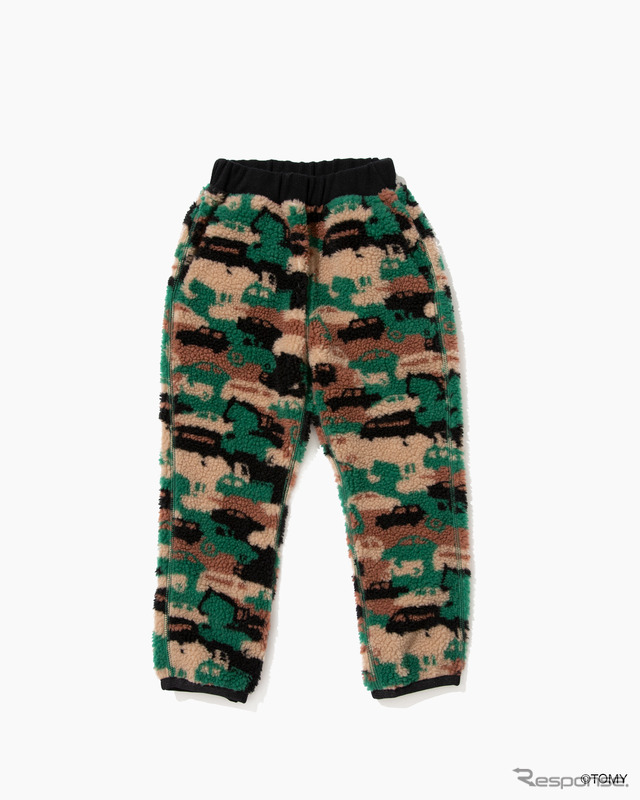 Fleece Pants（Kids） カラー：Camouflage　サイズ：100, 110, 120　価格：5,800円（税別）