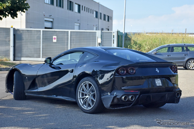 フェラーリ 812 GTO プロトタイプ（スクープ写真）