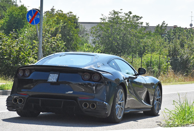 フェラーリ 812 GTO プロトタイプ（スクープ写真）