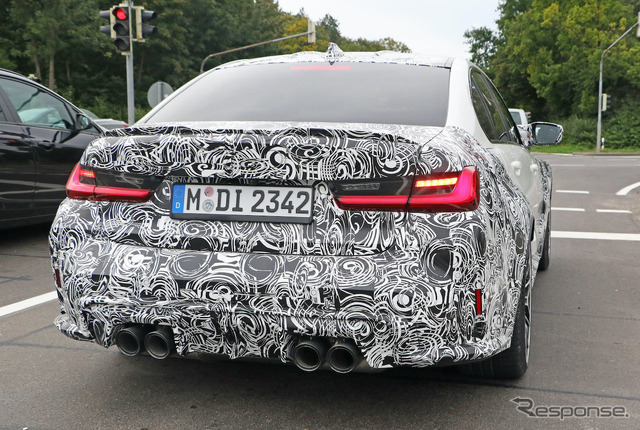 BMW M3セダン 次期型プロトタイプ(スクープ写真)