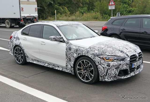 BMW M3セダン 次期型プロトタイプ(スクープ写真)