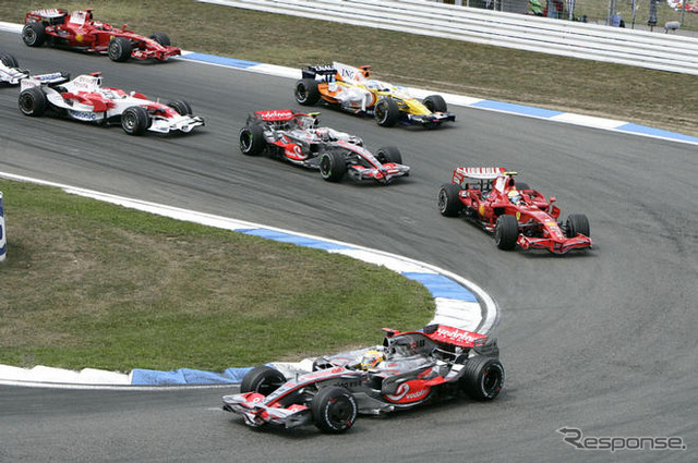 【F1ドイツGP】決勝…ハミルトンの逆転勝利