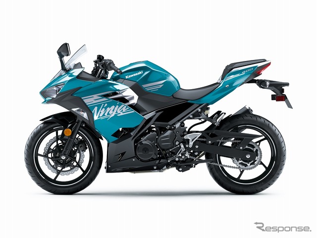 カワサキ Ninja 400(パールナイトシェードティール×メタリックスパークブラック)