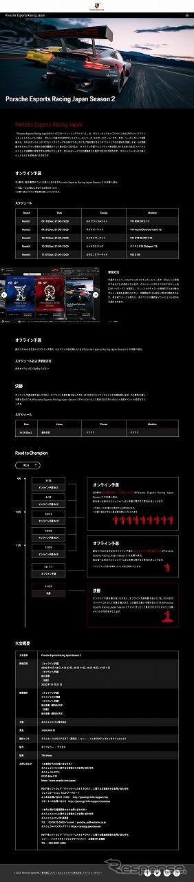 ポルシェEスポーツレーシングジャパンシーズン2