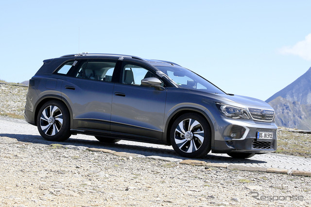 VW ID.6 市販型プロトタイプ(スクープ写真)