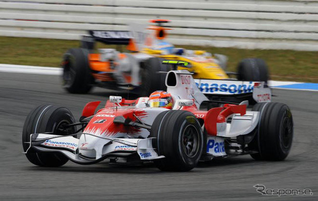 【トヨタF1】グロック、大クラッシュにも無傷…ドイツGP
