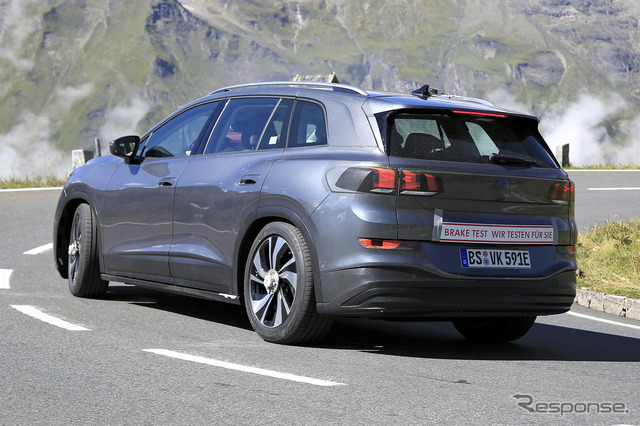 VW ID.6 市販型プロトタイプ(スクープ写真)