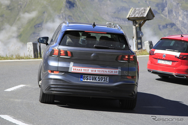 VW ID.6 市販型プロトタイプ(スクープ写真)