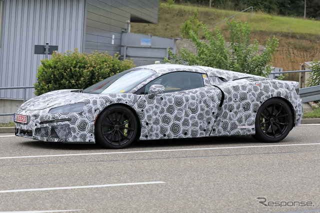 マクラーレン 新型ハイブリッド開発車両(スクープ写真)