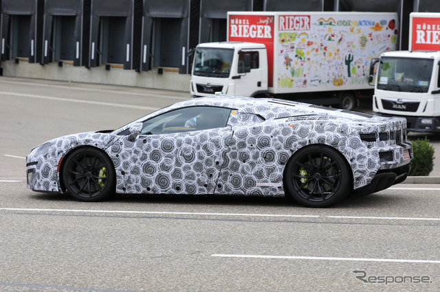 マクラーレン 新型ハイブリッド開発車両(スクープ写真)