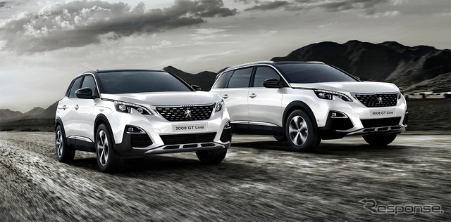 プジョー SUV 3008（左）とSUV 5008